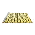 thumbnail image 2 of Ahgly Company Machine Washable Indoor Square Solid Yellow Modern Area Rugs, 8' Square, 2 of 4