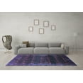 thumbnail image 3 of Ahgly Company Indoor Rectangle Oriental Light Blue Industrial Area Rugs, 6' x 9', 3 of 4
