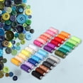 thumbnail image 4 of 36x Sewing Threads Crafts Supplies Cotton Reels 400 Yards Each Spool DIY Colorful for Sewing Machine Stitching Hand Sewing All Purpose, 4 of 7