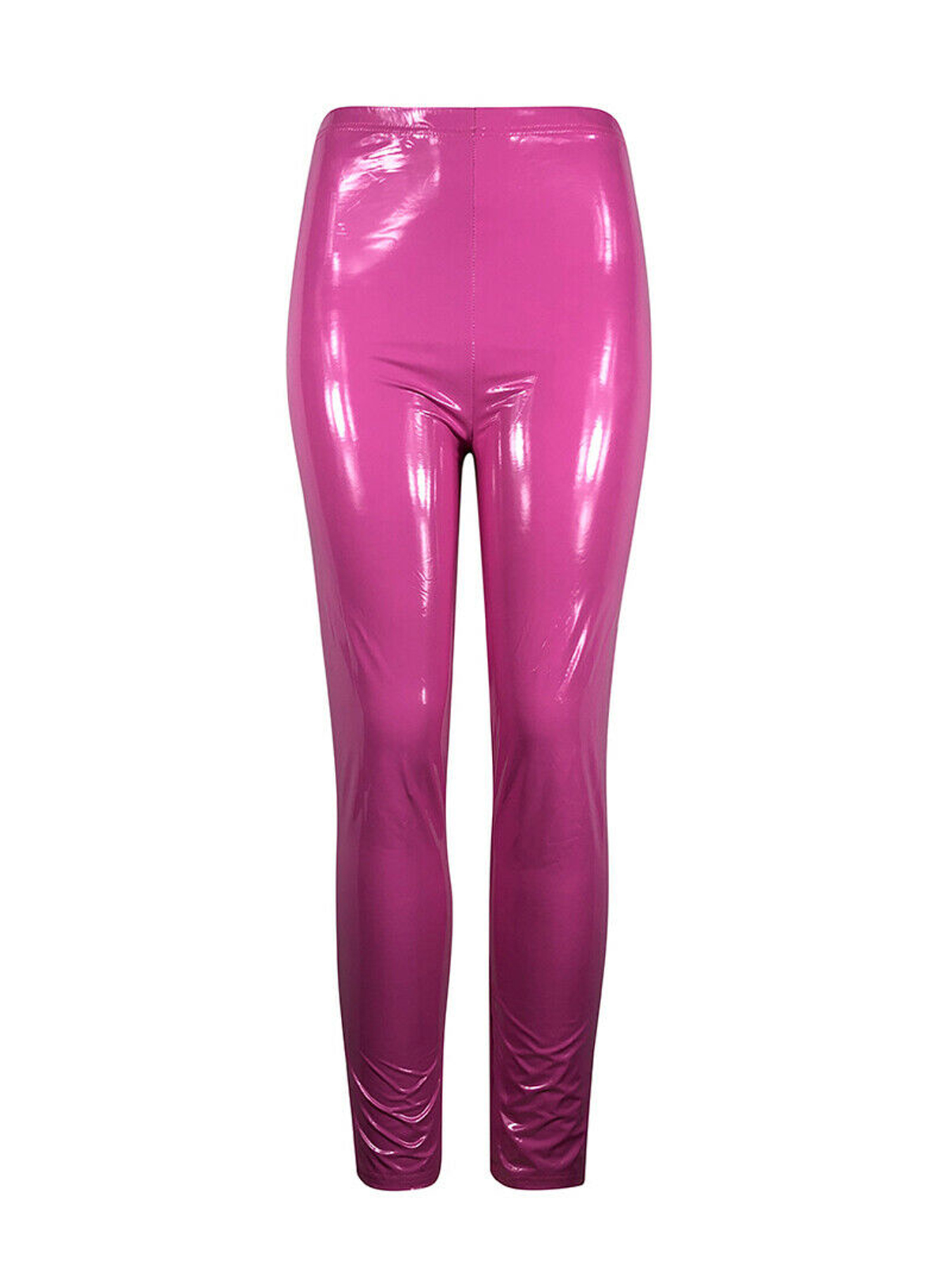 latex high waisted pants