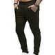 thumbnail image 1 of Pantalones deportivos elásticos de cintura media para hombre: pantalones de chándal plisados con bolsillos, de poliéster, hasta los tobillos, ropa informal para correr y entrenar., 1 of 2