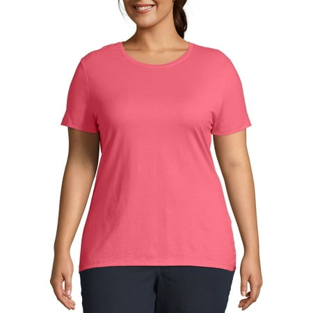 Just My Size Women's Plus-Size Short Sleeve Tee (Best Prints For Plus Size)