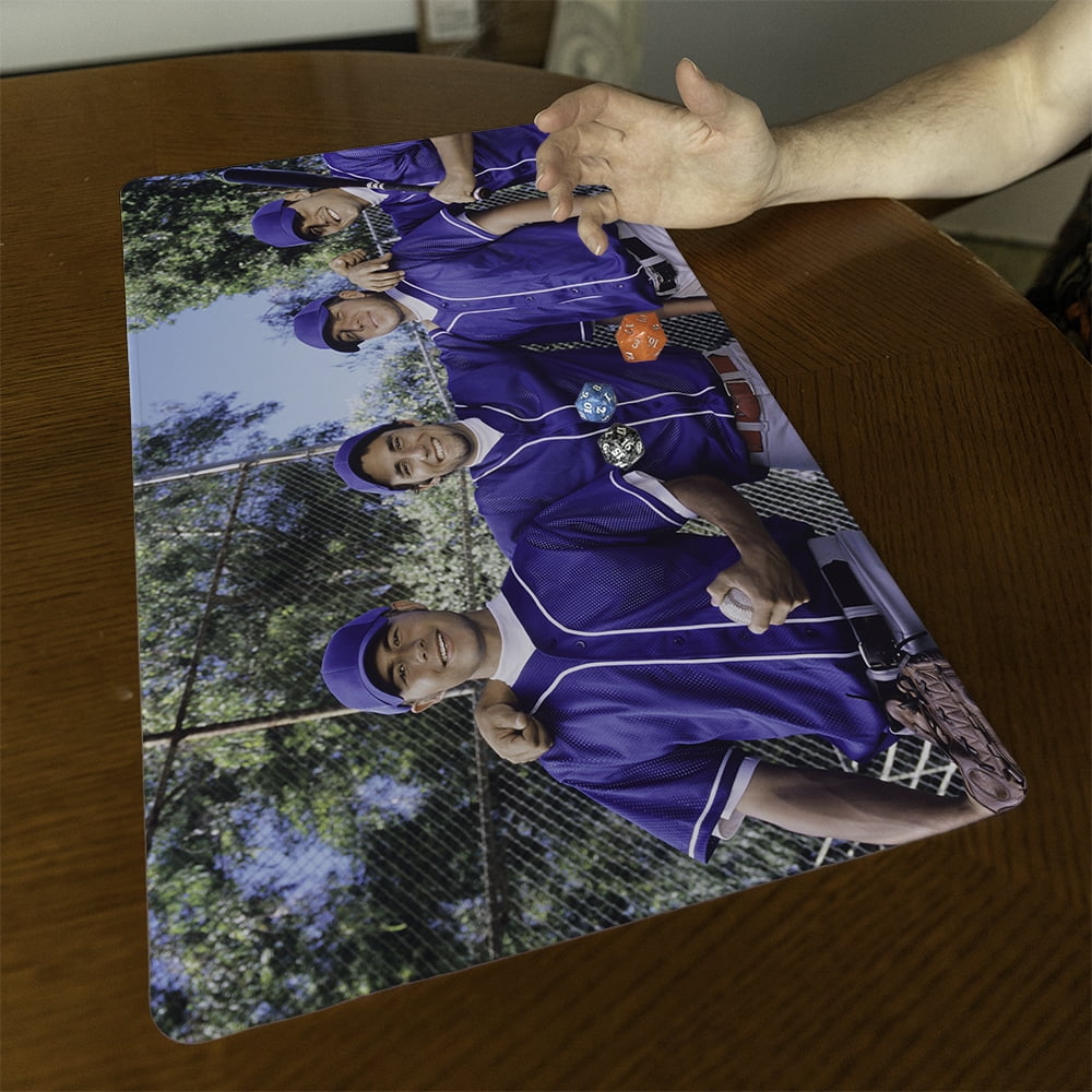 Desk Gaming Mat, Rectangle 24x14, Rubber Backed, Customizable, Unisex, Adult, Tween, Teen, 0.68lbs.