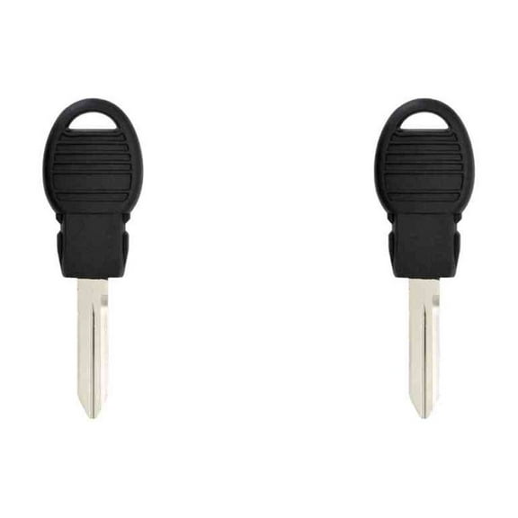 Replacement Transponder Ignition Car Key for Dodge Grand Caravan 2009 Part number 68033740AA Chip ID 46 Pack of 2