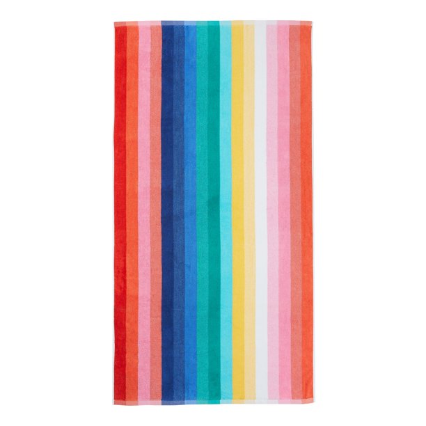 Mainstays 100 Cotton Stripe Beach Towel
