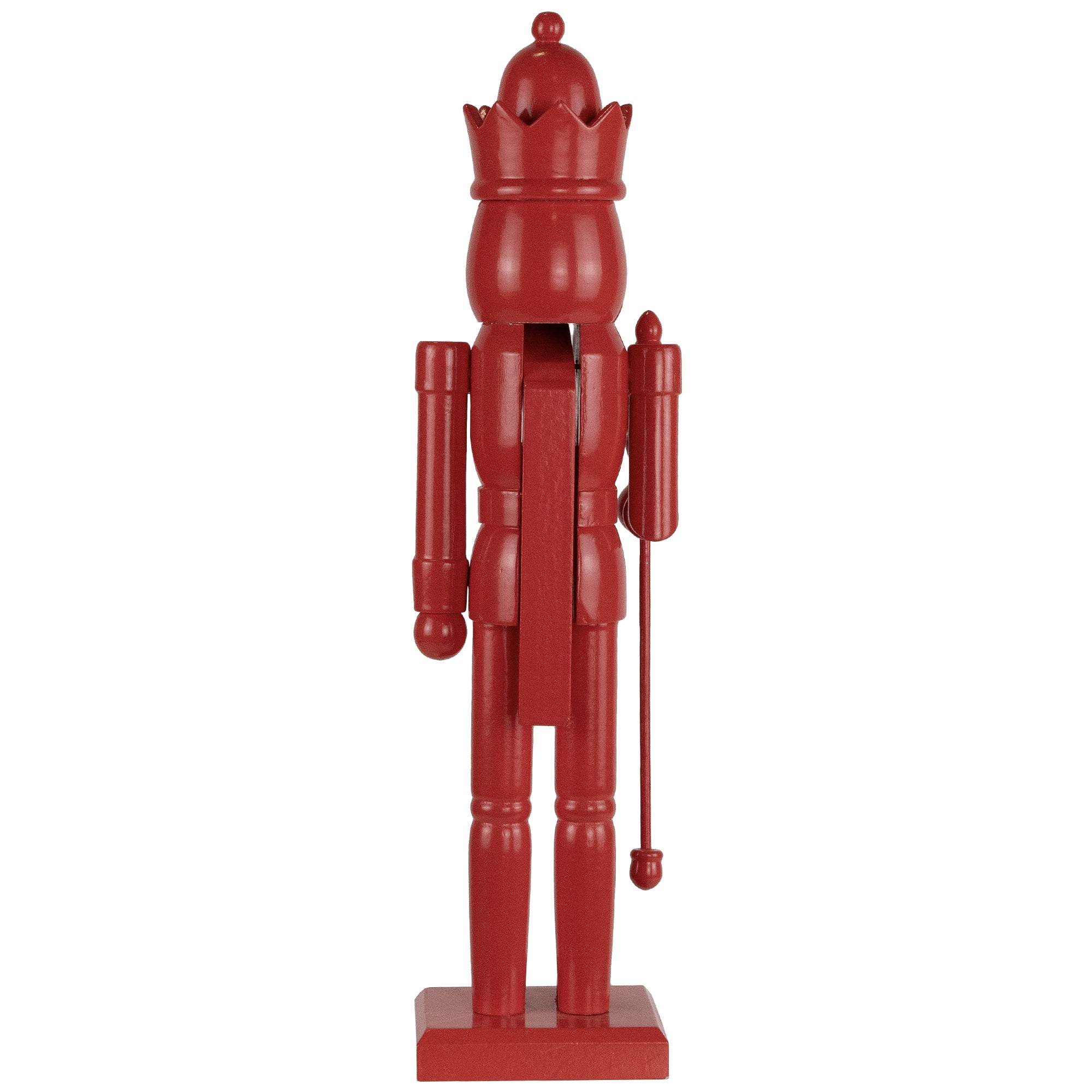 Northlight Nutcracker King with Crown and Scepter Standing Christmas Figure - 15" - Red