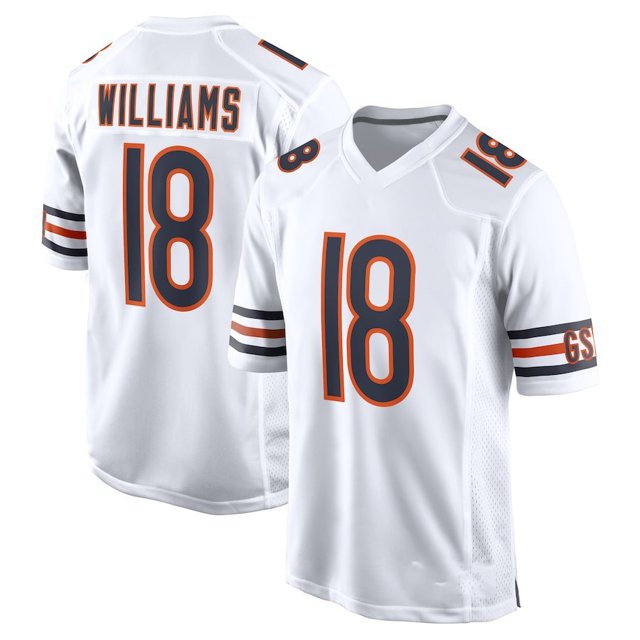 Bears 52# Mack 1# Fields 18# Williams Football Jersey With Player Name
