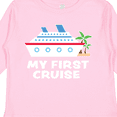 thumbnail image 4 of Inktastic My First Cruise with Cruise Ship and Palm Trees Boys or Girls Long Sleeve Toddler T-Shirt, 4 of 5