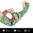 thumbnail image 3 of Haiem Colorful Tie Dye Stained Glass UV Protection Cooling Arm Sleeves for Men and Women UPF 50 Sun Sleeve, 3 of 8