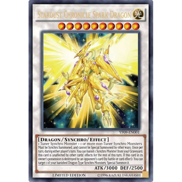 Yugioh Shonen Jump Stardust Chronicle Spark Dragon Yf09 En001 Walmart Com Walmart Com