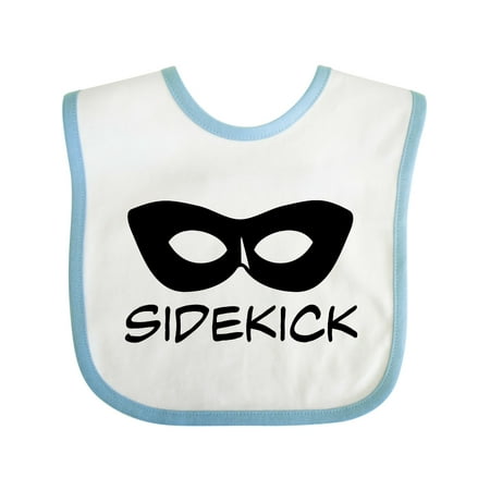 

Inktastic Sidekick Kids Superhero Mask Gift Baby Boy or Baby Girl Bib