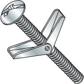 

1/4X4 Combination Mushroom Head Toggle Bolt Zinc Pkg of 50