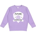 thumbnail image 2 of Inktastic Fencing Future Fencer Sports Toddler Sweatshirt, 2 of 4