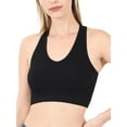 thumbnail image 4 of KOGMO Womens Ribbed Racerback Crop Tank Top, 4 of 5