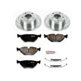 thumbnail image 3 of PowerStop Rear Z23 Evolution Sport Carbon-Fiber Ceramic Brake Pad and Drilled & Slotted Rotor Kit Fits: BMW Select Models K5130, 3 of 10