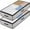 Gray, variant on 90L Queen Size Under Bed Storage Bag with Zipper 2 Pack with Clear Window for Clothes Duvets Quilts and Bedding Grey,2 X Storage Bags