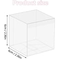 thumbnail image 2 of Paquete de 50 Cajas Transparentes de Plástico, Cajas de Regalo 6 x 6 x 6 cm, Cajitas para Dulces y Recuerdos, para Fiesta Boda Cumpleaños Baby Shower, 2 of 4