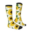 thumbnail image 3 of Balery Sunflowers Fun Novelty Socks Men'S Women'S Crew Socks Funny Crazy Novelty Socks Quirky And Cool Socks, 3 of 9