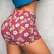 thumbnail image 4 of Balery Piggy Sunflower Pantalones cortos de entrenamiento estampados para mujer, sin costuras, ajustados, para gimnasio, yoga, correr, deportes, ejercicio activo, fitness.-Small, 4 of 8