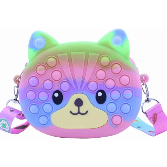 Bolso de hombro Fidget Toy, bolso pop Purse para fiesta de niñas