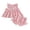 Pink, variant on Toddler Baby Girl Summer Clothes Baby Girls Gingham 2 Piece Outfit 3 6 12 18 24 Months 2 3 Years Plaid Sleeveless Ruffled Neck Tunin Shirt Tops and Shorts Set