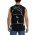 thumbnail image 4 of Fuzoiu Animal Bulldog Print Men's Sleeveless T-shirt,Sleeveless Tee Shirts,Quick-Dry Athletic Tank Top for Gym, Running, Sports & Outdoor Activities-XX-Large, 4 of 7