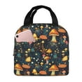 thumbnail image 1 of Easygdp Colorful Plants Mushroom Bolsa Térmica Premium - Tela Oxford Impermeable, Gran Capacidad, Bolsillo Frontal, Unisex para Trabajo, Escuela, Actividades al Aire Libre y Picnics, 1 of 8