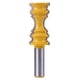 thumbnail image 2 of Broca enrutadora de moldura de riel de silla elaborada grande con vástago de 1/2" para herramienta de carpintería, 2 of 14