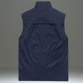 thumbnail image 2 of APEXFWDT Men's Summer Outdoor Work Vest Big and Tall Safari Hiking Travel Photo Fishing Vest with Multi Pockets, 2 of 3