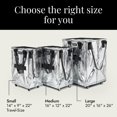 thumbnail image 3 of Bolsa de supermercado reutilizable con ruedas HULKEN Silver (mediana), 3 of 9
