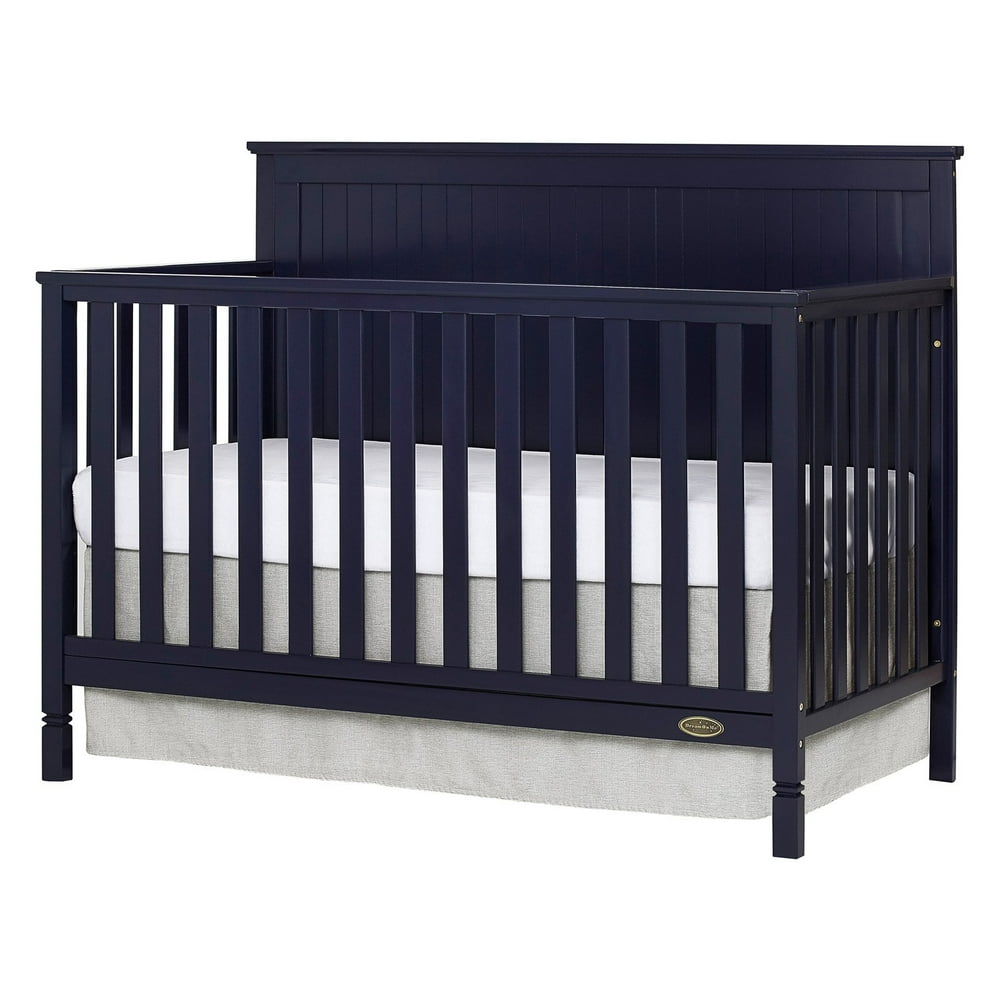 Dream on Me Alexa 5in1 Convertible Crib,Navy