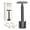 Black Razor with Stand, variant on ZOMCHI Double Edge Safety Razor for Men & Women, Reusable Metal Razor with 10 Razor Blades, Single Blade Wet Shaving Razor- Matte Black