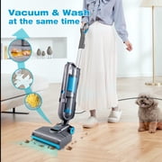 Carevac Corded Multi Surface Hard Floor Cleaner Wet Dry Vacuum Vacuum Mop Self Cleaning Cycle, Pet Multi-Surface