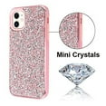 thumbnail image 3 of Kaleidio Case For Apple iPhone 11 (6.1") [Diamond Armor] 2-Piece Dual Layer [Shockproof] Crystal Hybrid Impact Cover w/ Overbrawn Prying Tool [Pink/Pink], 3 of 6