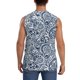 thumbnail image 4 of Fotbe Paisley4 Men's Camiseta sin Mangas Estampada para Hombres, Playera Casual para Gimnasio, Entrenamiento, Playa-X-Large, 4 of 7