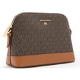thumbnail image 2 of Michael Kors Women's Large Logo Dome Crossbody Bag, Brown, 2 of 10