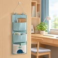 thumbnail image 6 of Hanging Pocket Organizer, Wall Mount Storage Bag, Foldable Door Caddy, Durable Tear Proof Fabric and Sturdy Hanging Rope for Dorm Rooms, Bathroom Walls, and Bedroom Closets., 6 of 7