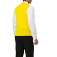 thumbnail image 3 of Lars Amadeus Men's V Neck Sleeveless Two Pockets Button Down Vests, 3 of 6