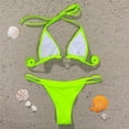 thumbnail image 4 of Bikini Sexy Para Mujer, Traje De Baño Dividido Con Diamantes, Traje De Baño Para Mujer, Traje De Baño Hueco Suave A La Moda qarigey OD015998-11, 4 of 5