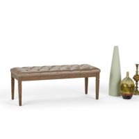 Simpli Home Waverly Tufted Ottoman Bench