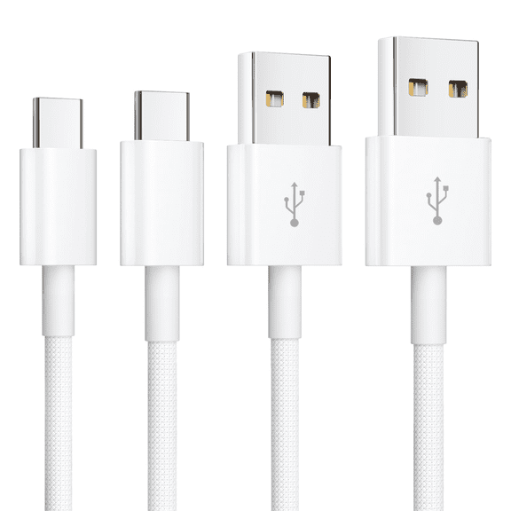 Eeyueer USB A to USB C Cable 2Pack 1.8M Fast Charging Type C Charger Cord Compatible with iPhone 17 16 15 Series & AirPods 4 iPad Pro Air, A to C Charging Cable