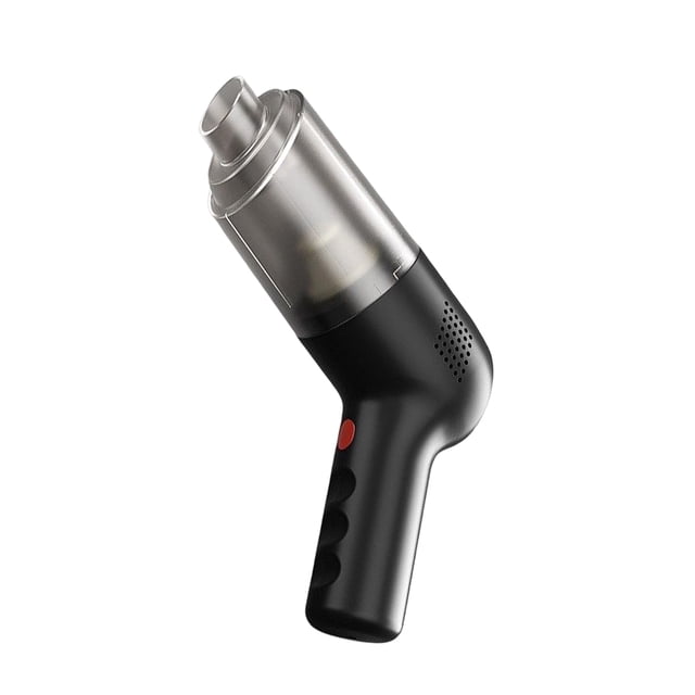 Riwesomey Aspiradora de plástico para automóvil, portátil, recargable, 4000mAh, funciona con batería, 7,4 V, 25min, desmontable, accesorios para Herramientas de reparación de automóviles Negro