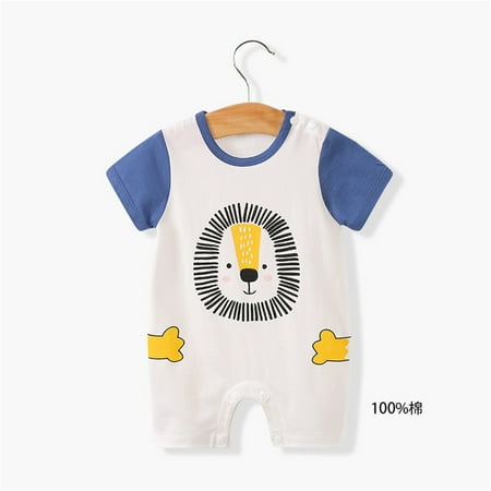 

Hunpta Newborn Infant Baby Children Girls Print Summer Short Sleeve Romper Jumpsuit Clothes