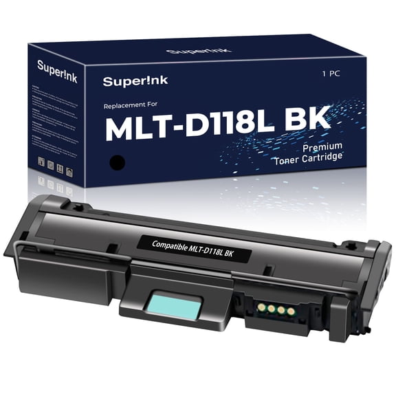 Compatible Samsung 118L / MLT-D118L Black Toner Cartridge By Superink