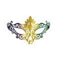 thumbnail image 4 of Mardi Gras Masks Carnival Half Masquerade Masks for Women Men Plastic Mask for Carnival, Prom, Mardi Gras, Venetian, 4 of 4