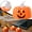Orange1, variant on Halloween Pumpkin LED Tea Light, Flickering Flameless Candle Lamp, Battery Operated Jack O Lantern Night Light for Indoor Outdoor Table Decor, Orange, 1 Pack