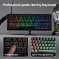 thumbnail image 4 of Teclado Gaming EPOMAKER HE68 Lite Hall Effect Alámbrico Negro, 4 of 8