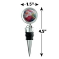 thumbnail image 6 of Christmas Holiday Santa Making His Rounds Wine Bottle Stopper, 6 of 9