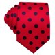 thumbnail image 4 of Corbata Barry.Wang de Seda Roja con Lunares 150 cm Juego, 4 of 9