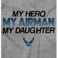 thumbnail image 2 of US Air Force Hero Airman Daughter Romper Boys or Girls Infant Baby Brisco Brands 6M, 2 of 6